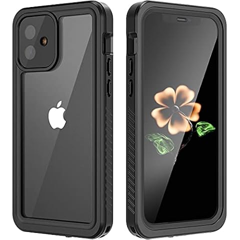 iPhone 12 Case Mini Waterproof Cover for i12Mini Shockproof With Screen Protector Sealed Full Body Protective Cover Cover