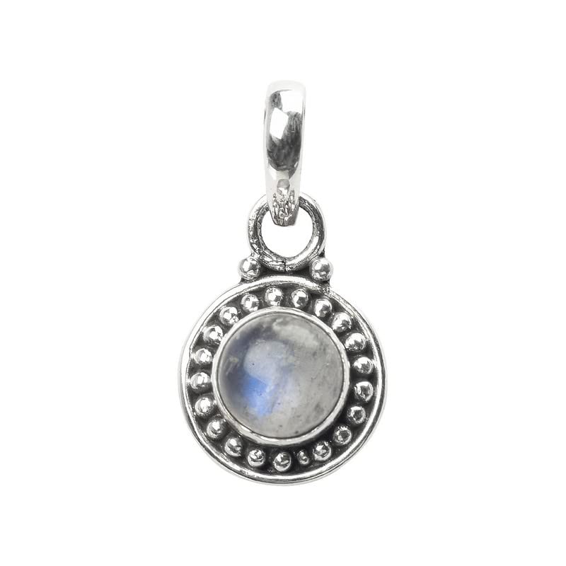Miniatura 2 de Moonstone 925 Sterling Silver Pendant Necklace For Women Girls Gift, Natural Gemstone Pendant Necklace, Handmade Silver Pendant, Jewelry Gift