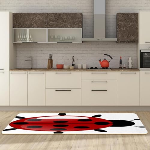 Tapete de cocina de 2 piezas lavable, tapete absorbente para pasillo de casa 3