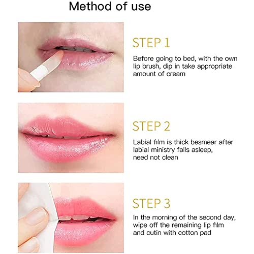 Bee Lip Balm Honey Pot,Lip Mask, Honey Lip Balm,Strawberry Lipstick, Sleeping Lip Mask, Hydrating & Prevention Dry And Cracked Lip Scrubs Exfoliator (2Pcs) #TOP4