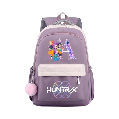 Genérico De_mon H-Hunters Mochila para Estudiantes con Motivos