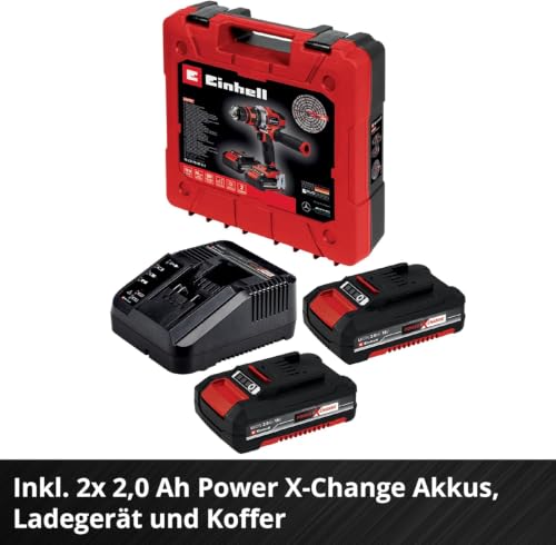 Einhell Akku-Schlagbohrschrauber TE-CD 18/48 Li-i Kit – Ansicht 5