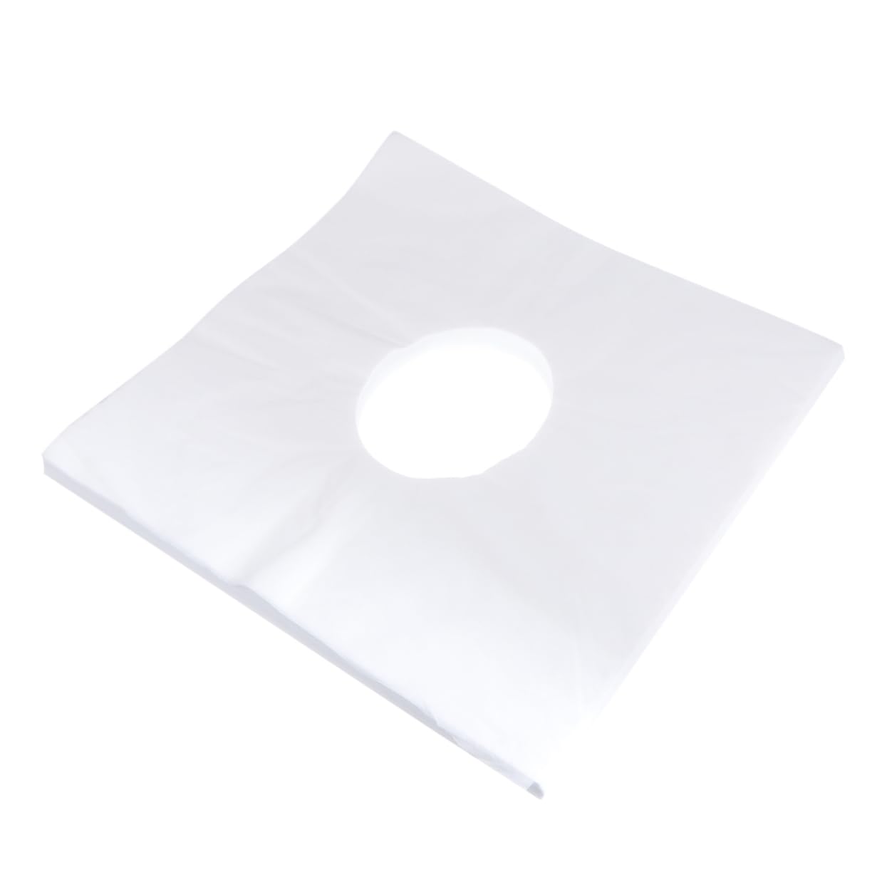 NOLITOY 200pcs Face Hole Pillow Massage Pad Neck Hole Cushions Spa Home Non-woven Comfortable Quick Dry Sanitary