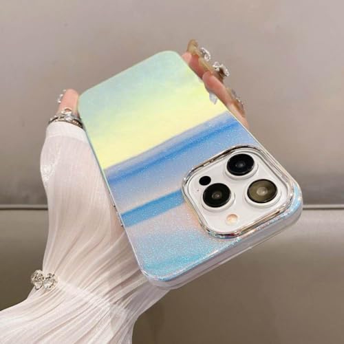 Coque laser miroir iPhone 13 Pro Max ENILSA couverture pailletée