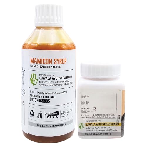 Mamicon Capsule and Syrup Combi Pack I For Milk Secretion In Mother I Reduce Breast engorgement I Prevent Mothers From Candida Fungus I Open... - Image 3