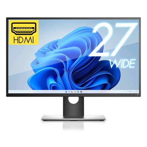 【整備済み品】 KBLKSGY 液晶 モニター ディスプレイ 27型 HDMI ブラック