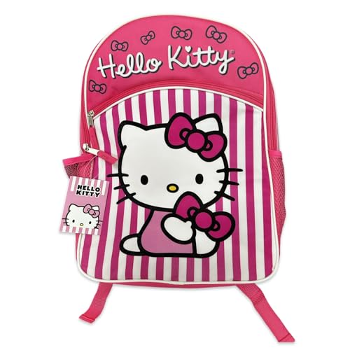 Hello Kitty Backpack & Insulated Lunch Bag Bundle – School Supplies Set with Stickers, Accessories & Water Bottle – Girls Back to School Kit2