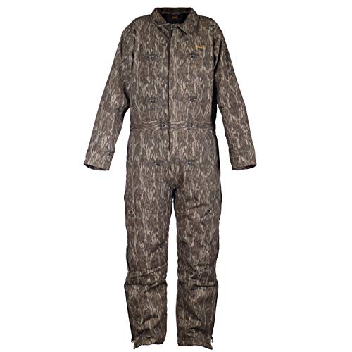 coveralls camo insulated - Gamehide Tundra Camo Insulated Cotton Coverall (Mossy Oak New Bottomland, Large)