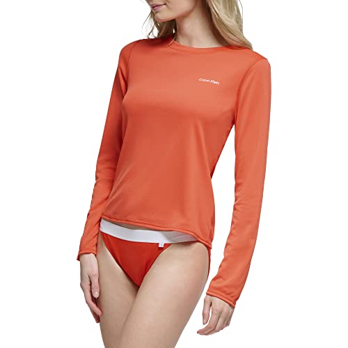 Calvin Klein Women's Long Sleeve 40+ Protection Moisture Wicking UPF Top2