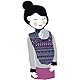 manduca by MaM® > Snuggle Cover < 2 in 1 Tragecover - Fleece Cover & Loopschal für Babytragen (Snuggle Cover Boho Print)