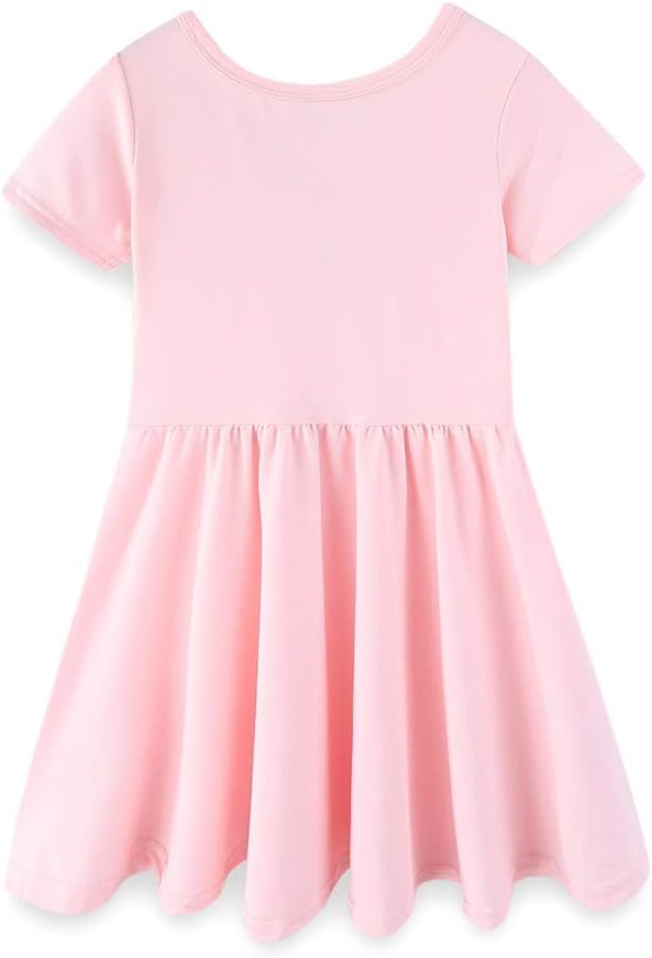 Mud Kingdom Little Girls Twirly Skater Dress for School Party Summer A-Line