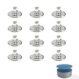 カーテンマグネット 磁気バックル 6組セット+粘着パッチ12個 マグネット カーテン 光漏れ防止 隙間防止 工具不要 取り外し可能、カーテン下側を固定 カーテン シャワーカーテン用