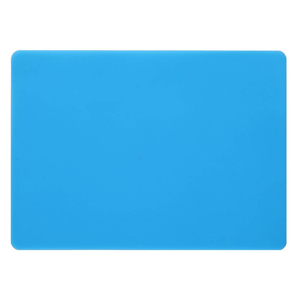 Ausuky Blue Table Protector Silicone Placemats Home Diy Resin Mold Mat Epoxy Casting Work Pad (,Large)