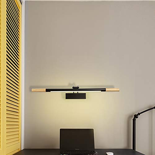 Applique murale LED salle de bain anti-ombre éclairage miroir noir chaud - 6