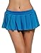 Produktbild Avidlove Dessous Rock Sexy Mini Skirt Kurz Minirock Schulmädchen Faltenrock Einfarbig Cosplay Röcke Nachtwäsche Reizvolle Reizwäsche Blau XXL