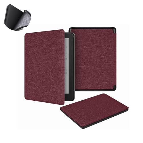 GUKSRASO Funda para 6' Kindle Paperwhite 5.ª/6.ª/7.ª Generación (Modelo: EY21/DP75SDI) - Textura de Tela y Materiales de TPU, Función de Reposo/Activación Automática (2012-2015)