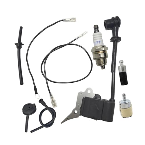 Bobine d'allumage et tuyau essence pour réparer panne tronçonneuse 25CC