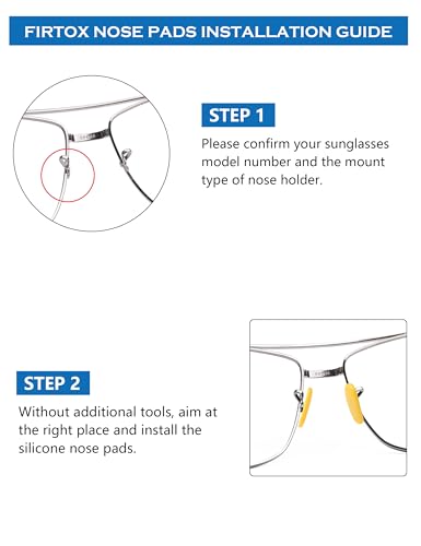 Image of 4 Pairs Replacement Nosepieces Nose Pads for Ray-Ban Aviator RB3025 RB3026 RB3044 RB3261 RB3483 Clubmaster RB3016 Sunglass