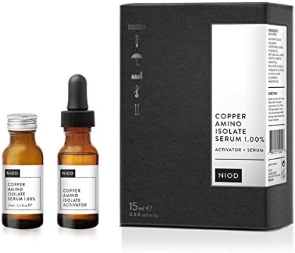 Copper Amino Isolate Serum 1.00% (15ml), Evening Out Skin Tone, Boosting Radiance, minimising The Appearance of pores and smoothening Out fine Lines and Wrinkles.