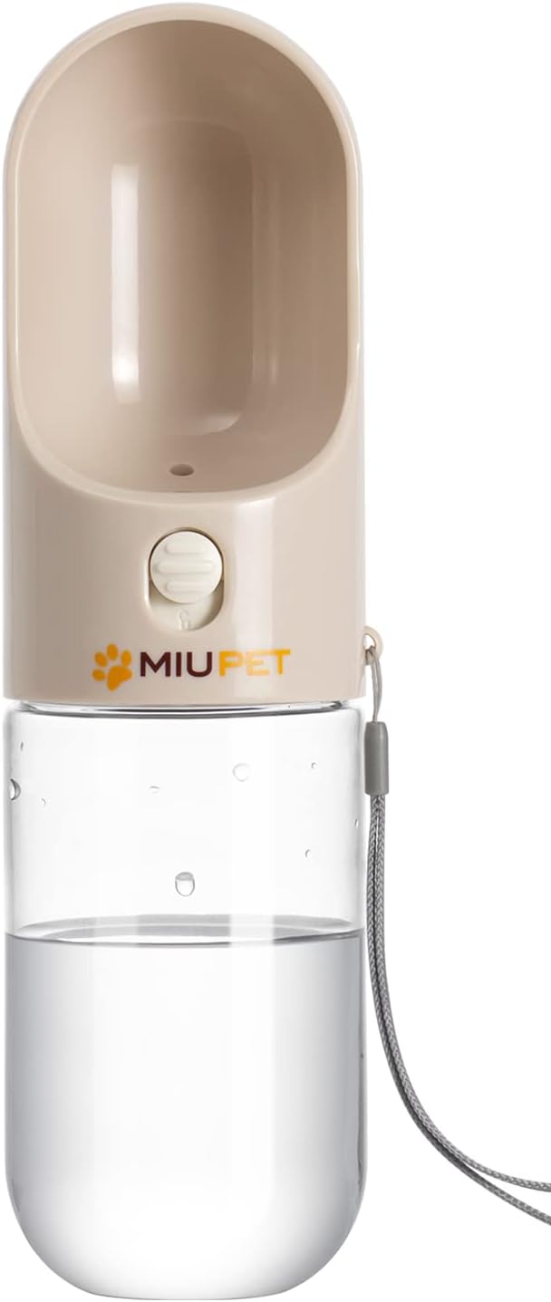 MIU PET Dog Travel Water Bottle, Portable Dog Water Bottle Dispenser for Hiking and Walking, Leak Proof, Premium Quality Durable Dog…