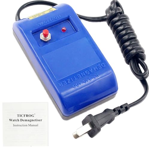 TICFROG Watch Demagnetizer, Professional Mechanical Wristwatch Repair Degaussing Demagnetizer Tool