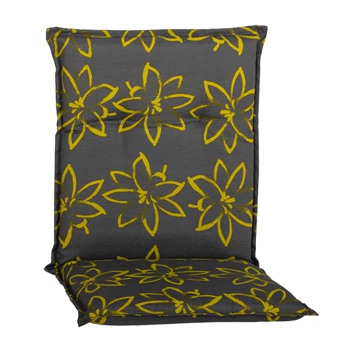 Beo® Barcelona Niedriglehner Gartenstuhlauflagen | Waschbar | Made in EU nach Öko-Tex Standard | Atmungsaktive, UV-beständige Sitzkissen Outdoor | 101x50cm, 6cm Polsterung