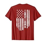 ON BACK apparel American Flag vintage Throwback