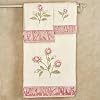 Blush Rose Light Cream Bath Towel Set Bath Hand Fingertip