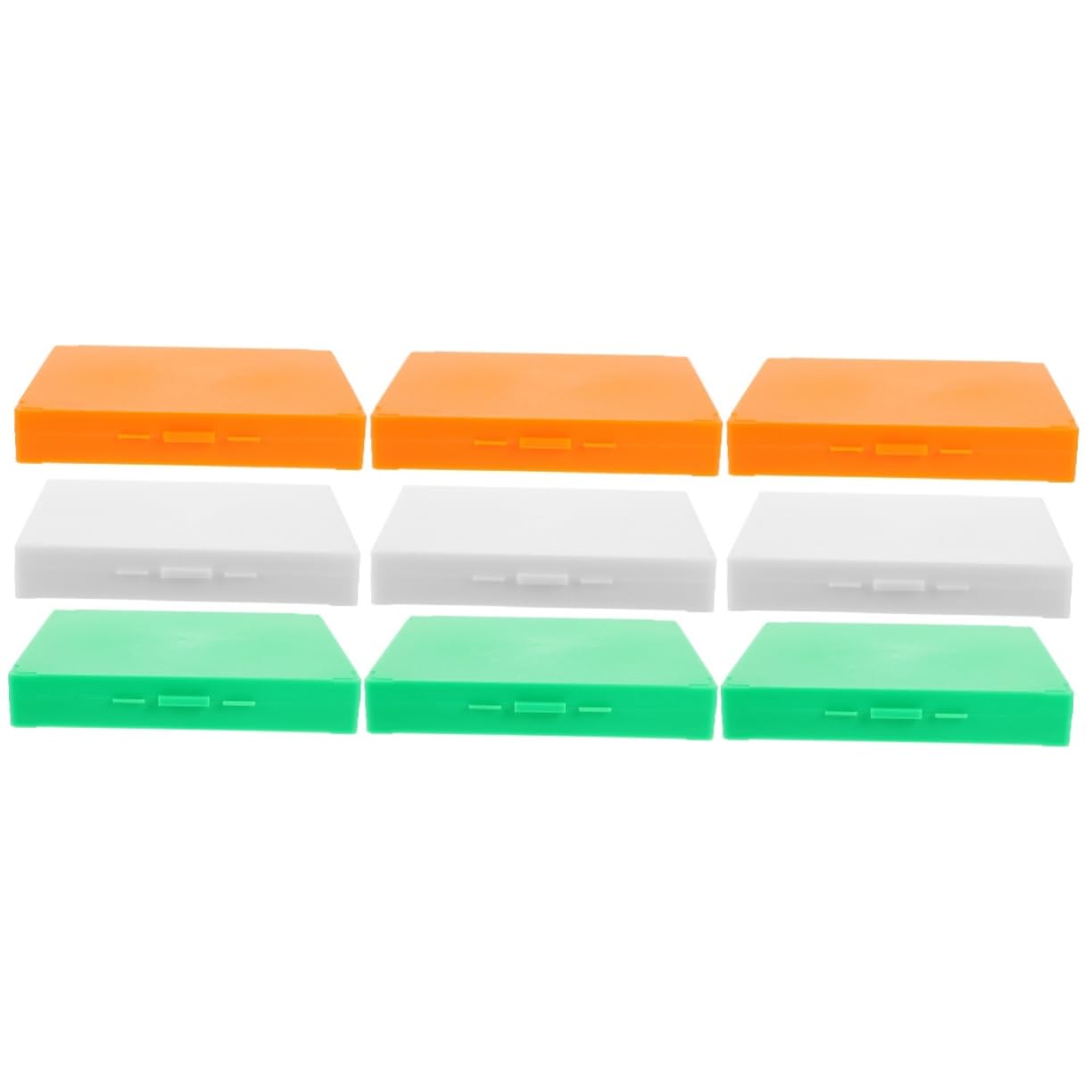 9piezas Caja De Almacenamiento Reutilizable para Diapositivas De Microscopio Suministro De Laboratorio Científico