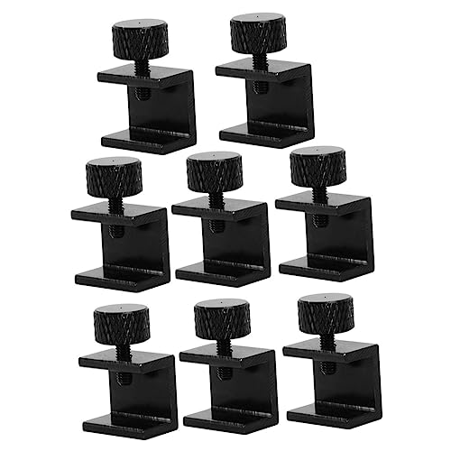Mobestech 8pcs Glass Bed Clamp Hot Bed Glass Clamp for Printing Platform Fixing Clip Printer Part Supply Adjustable for 