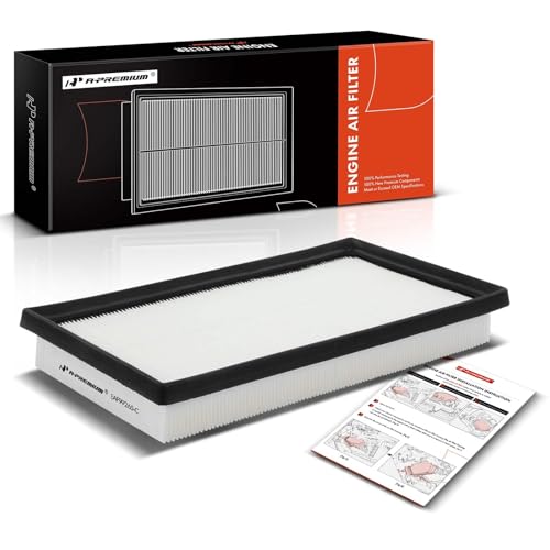 A-Premium Engine Air Filter Compatible with Toyota Camry(Hybrid), RAV4(Hybrid), Corolla, Highlander(Hybrid), Sienna(Hybrid), Avalon(Hybrid), Venza(Hybrid) & Lexus RX350h, ES300h, NX350h & Subaru BRZ
