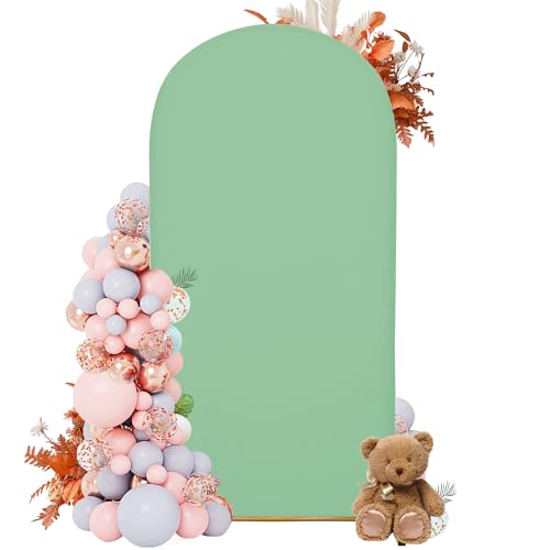 6.6FT Arch Covers, Mint Green Arch Backdrop Cover, Cover Only