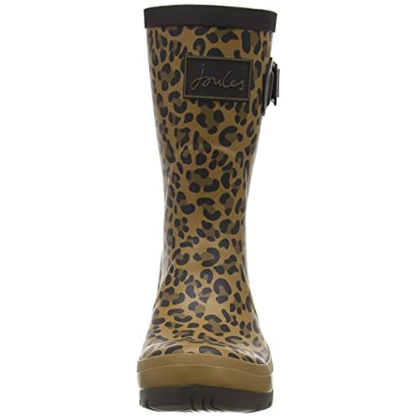 Joules Molly Welly gummistövlar för kvinnor, Gulbrun leopard, 36 EU