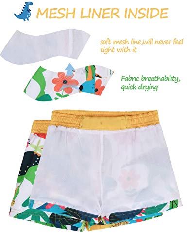 Image of Nonwe Men's Beachwear Quick Dry Striped Board Shorts