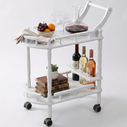 Wiz Conal Entertainment Kitchen Cart, Midcentury Modern Impo