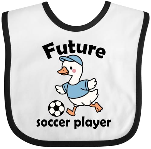 inktastic Future Soccer Player Goose Baby Bib - Main Image