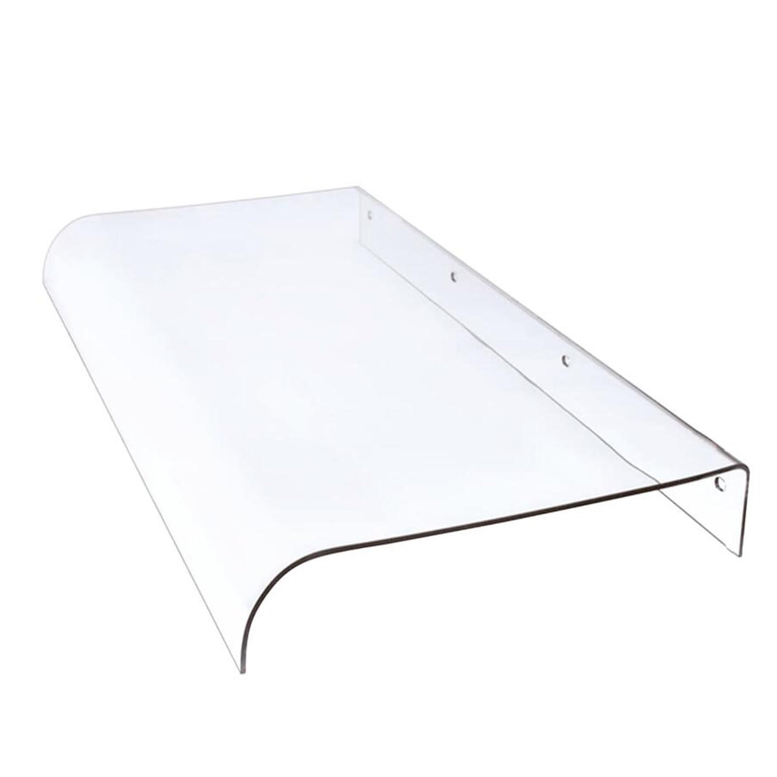 24" 36" 71" 59" 16" 55" 43" Clear Door Canopy Outdoor Awning Invisible Rain Shelter Patio Garden Roof Canopies Prevent rain Cover