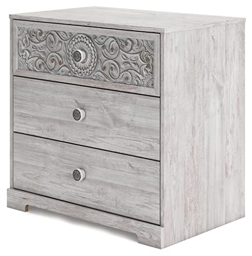 Signature Design by Ashley Paxberry Coastal 3 Drawer of Drawers Chest with Ball-bearing Construction, White - Image 6