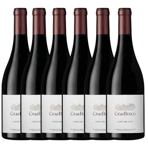Ca’ del Bosco | Corte del Lupo Tinto | Curtefranca DOC 2020 | Merlot Cabernet Sauvignon Cabernet Franc | Vino Tinto Elegante | 0,75 L | Idea Regalo | Selección 18 Carati
