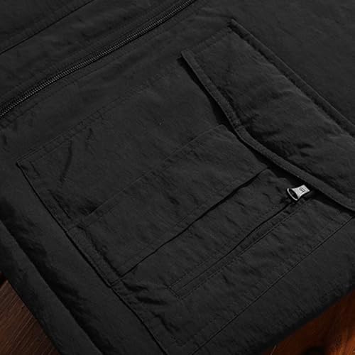 Chaleco acolchado para hombre sin mangas contra el frío del invierno 5