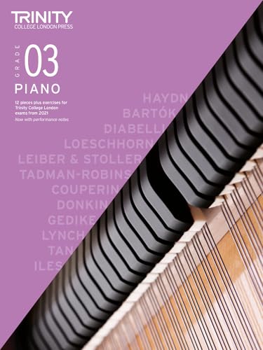 Trinity College London Piano Exam Pieces Plus Exercises 2021-2023: Grade 3: 12 pieces plus exercises for Trinity College London exams 2021-2023