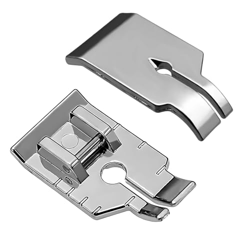2 Piezas Pieza Prensatelas 1/4 Pulgada para Máquinas de Coser miniatura 2