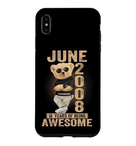 2008�N6�� 18�΂̒a���� 2026�N ���� 18�� �e�f�B�x�A �X�}�z�P�[�X iPhone XS Max �p