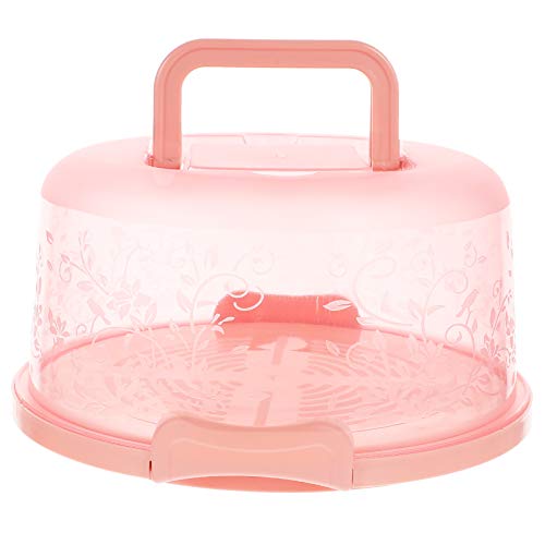 Cabilock 1Pc Portable Cake Storage Box Buckle Cake Box for Safe Cake Cookie and Packing Lightweight Food Container Simple Design Easy to Carry and Assemble for Baking
