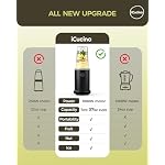 iCucina-Smoothie-Blender-1000W-Personal-Blender-for-Shakes-and-Smoothies-with-2-x-32oz-Protable-Cups-and-Lids-Single-Serve-Blenders-for-Ice-Crushing-Bean-Grinding-Frozen-Fruit-Drinks-Black
