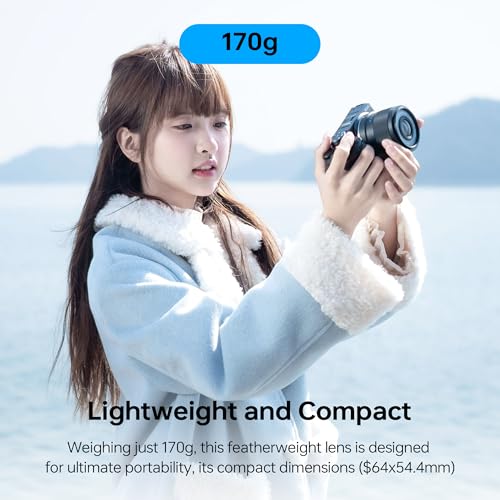 Image of VILTROX AF 25mm F1.7 Air E Lens for Sony E Mount, f /1.7 Large Aperture APS-C Auto Focus Prime Lens Compatible with Sony E-Mount Mirrorless Cameras ZV-E10 II EV10 a6700 a6600 a6400 a7c ii a7rv a7iii