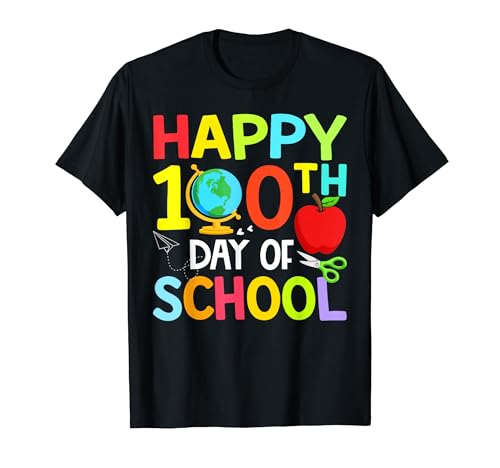 Happy 100th Day of Kindergarten Teacher Boys Girls 100 days T�V���c