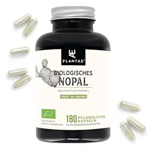 PLANTAE Biologisches Nopal 470 mg/180 Kapseln