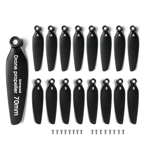 16 PCS Eliche Universali per Droni GPS, Lame di Ricambio Pieghevoli a Sgancio Rapido a Basso Rumore,...