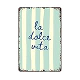 Italienischer Sommerdruck „La Dolce Vita, Digitaldruck, 